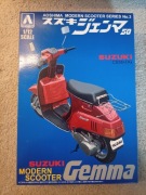 Model Skuter  SUZUKI GEMMA 50 - Aoshima 1:12 - Unikat!