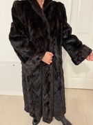 Długie futro z norek