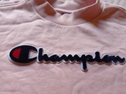 Różowa bluza oversize Champion otwarty brzuch