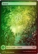 FOREST V1 FOIL Duskmourn: House of Horror