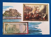 Koperta numizmatyczna z banknotem Jersey