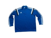 Adidas climacool sportowa bluza niebieska half ZIP XXL