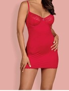 Sexi koszulka nocna firmy obsessive rozmiar S/M .czerwona koszula nocna 