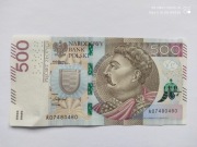 Banknot 500 zł