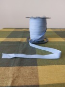 Lamówka bawełniana zaprasowana - kolor jasny niebieski, 44 mb