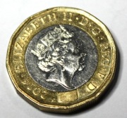 One Pound 2016 – Wielka Brytania (12-kątny)