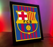 Obrazo-lampka z FC Barcelona Prezent