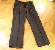 Czarne eleganckie spodnie chłopięce, rozmiar 140