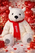 Pluszowy miś coca-cola 80cm idealny prezent na walentynki