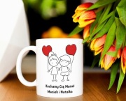 Kubek z nadrukiem na Dzień Matki  Mama – prezent z sercem