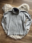 Greenpoint szary dzianinowy długi sweter z golfem 40