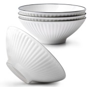 Zestaw 3 Misek do Ramenu, Ceramiczne Miski do Zupy z Makaronem