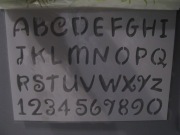 3 arkusze litery cyfry zwierzęta szablony do nauki odrysowywania