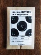 Guziki wojskowe US Navy parka Alaska N3B,  Flight Jacket  N2B i inne czarne