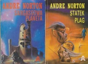 Norton Andre cykl Solar Queen-Sargassowa planeta + Statek plag + Planeta..