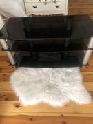 Szklany duży stolik rtv pod telewizor