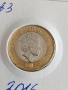 Wielka Brytania 1 funt   2016 