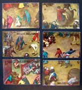 Malarstwo, Belgia Mi. 1494 - 9**.