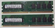 PAMIĘĆ RAM SAMSUNG 2x 512MB DIMM DDR2 667MHz 1Rx8 PC2-5300U-555-12-ZZ 
