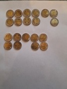 Zestaw Monet z roku 2014 po 2024