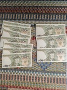 50 zł 1993 PRL KH191 / 10 sztuk / bliski zakres numerów / licytacja