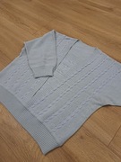 Sweter/sweterek rękaw 3/4, kolor jasnoszary, rozmiar L