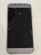 Samsung J5 SM-J530F pęknięty, reszta sprawna, folia ochronna, etui