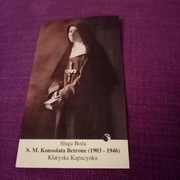 Zdjęcie przedstawia Sługę Bożą Marię Konsolatę Betrone, zakonnicę klauzurow