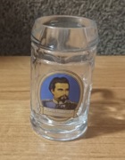 Stary mini kufel z uszkiem wysokość 7,5 cm