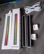 Listwa led rgb usb equalizer oświetlenie 2szt 3D