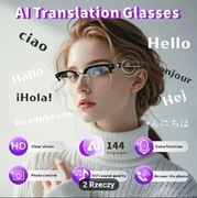 Okulary do tłumaczeń AI 2025 z obsługą 144 języków, lekkie i przenośne