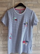 T-shirt Tchibo r.170/176 (S/M) usta, oko, wisienki, serce, okulary, tęcza