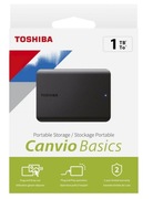 Dysk zewnętrzny HDD Toshiba Canvio basic 1TB Czarny (HDTCA10EK3AA)
