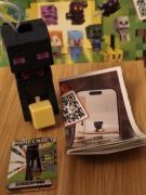Figurka ENDERMAN Minecraft Kinder Joy VC311 + token.