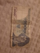 Banknot tysiąc złotych 1982r