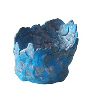 Artystyczny świecznik, doniczka "rose gold" z certyfikatem autentyczności 