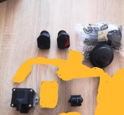 Pudło części VW polo III 6n2 różne regulatory, nakładki, osłony, mix