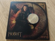 Hobbit Pustkowie Smauga Bard the Bowman 1 dolar Nowa Zelandia 2013 r.