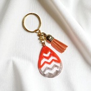 Brelok łezka pomarańczowa 