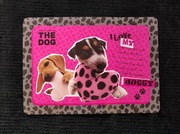 Podkładka The Dog pieski piesek różowa na biurko stół