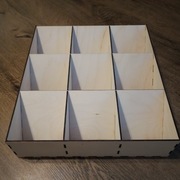 Szkatułka/ organizer na zegarki 3x3 