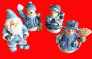 FigurkI świąteczne na MIKOŁAJA I BOŻE NARODZENIE cena za 4 szt..12,90 zł