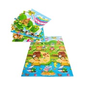 Mata piankowa, puzzle dla dzieci 180x120 cm