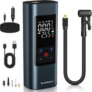 Przenośna sprężarka powietrza do pompowania opon. 