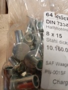 Nity stalowe do naczepy 8 x 15 sztuk 64