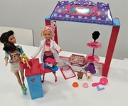 Zestaw Salon Piękności dla zwierząt Barbie& lalki 