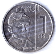 FILIPINY 1 peso 2018, KM# 300, AU