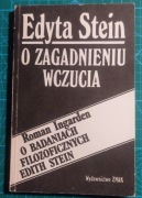 EDYTA STEIN, O zagadnieniu wczucia