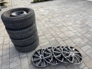 Komplet 4 kół do OPEL - opony + felgi stalowe R16 + kołpaki GRATIS