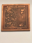 Dürer . Klipa miedziana kolekcjonerska. Gyges